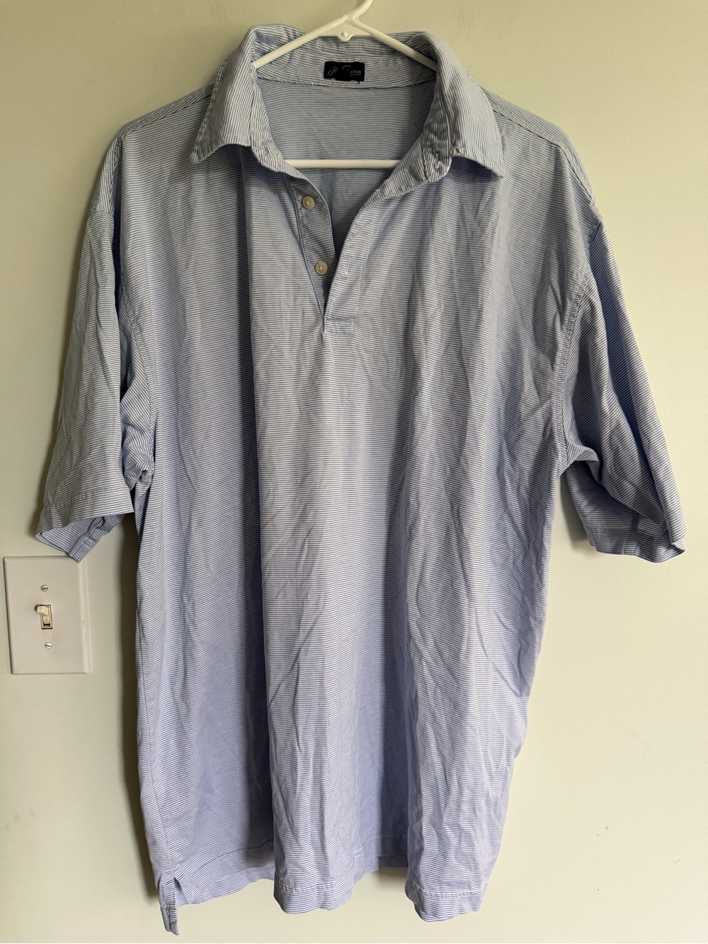 Vintage Jack Nicklaus Light Blue Men’s Short Sleeve Polo Golf Shirt